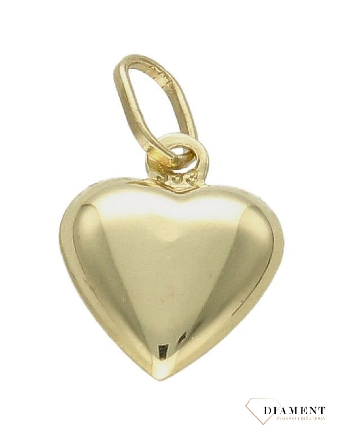 Zawieszka złota medalik Matka Boska w sercu 'Dwustronny medalik' ZA 433A 333hj (2).jpg